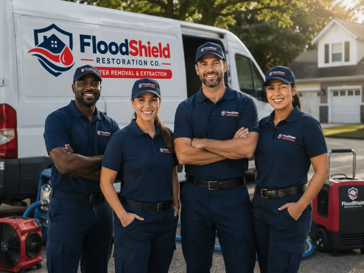 Flood Damage Restoration company in Donnelsville, OH